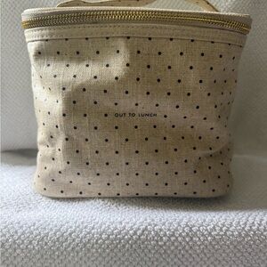 Kate Spade Out to Lunch Polka Dot Tan Bag